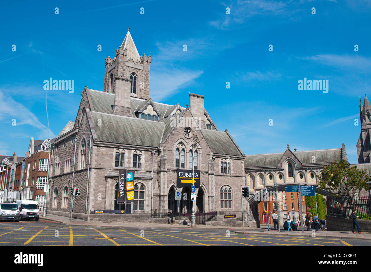 Dublinia Geschichtsmuseum Mitteleuropas Synod Hall von Christ Church Cathedral Dublin Irland leben Stockfoto