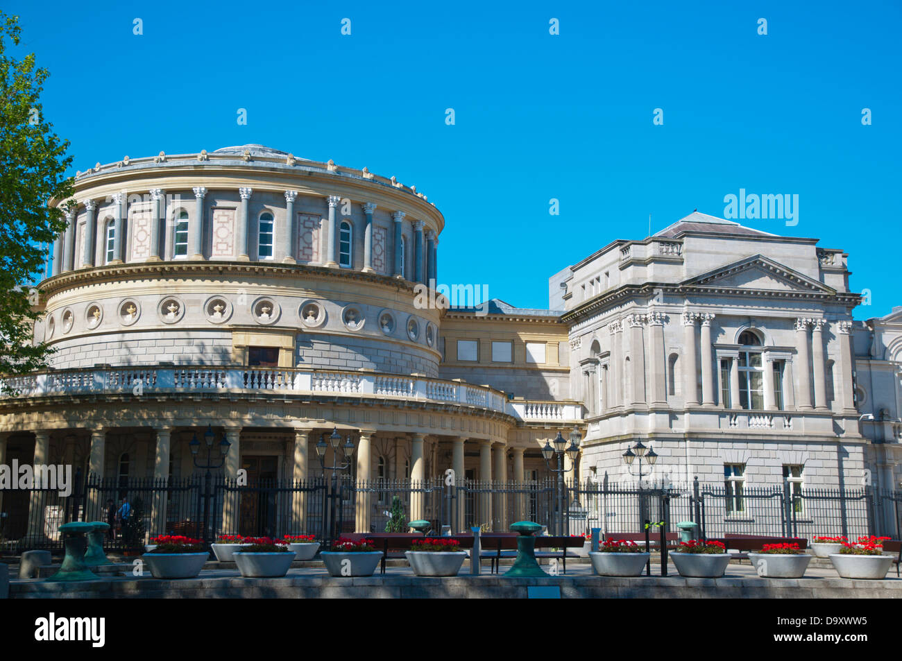 Der irischen Nationalbibliothek (1890) in Kildare Street Dublin Irland Mitteleuropa Stockfoto