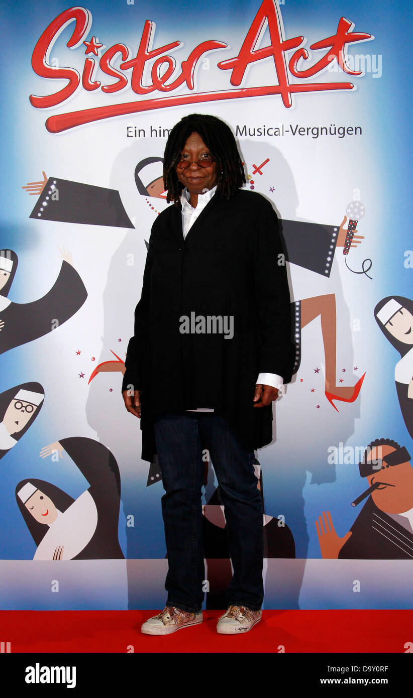 Whoopi Goldberg präsentiert die "Sister Act"-Musical in Hamburg am 4. Dezember 2009. Stockfoto