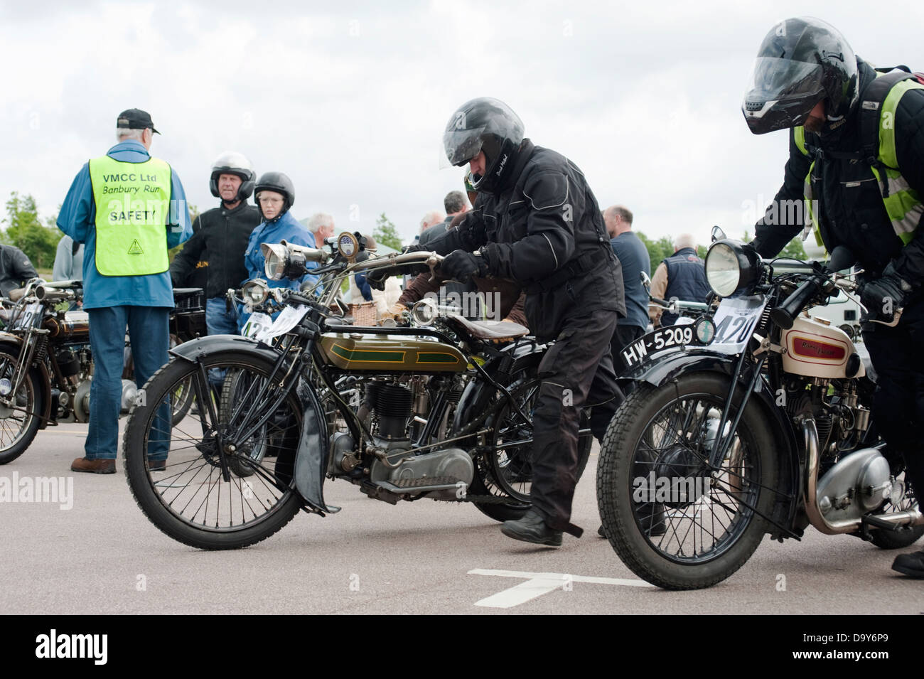 Die Vintage Motorcycle Club Banbury laufen, die Heritage Motor Centre