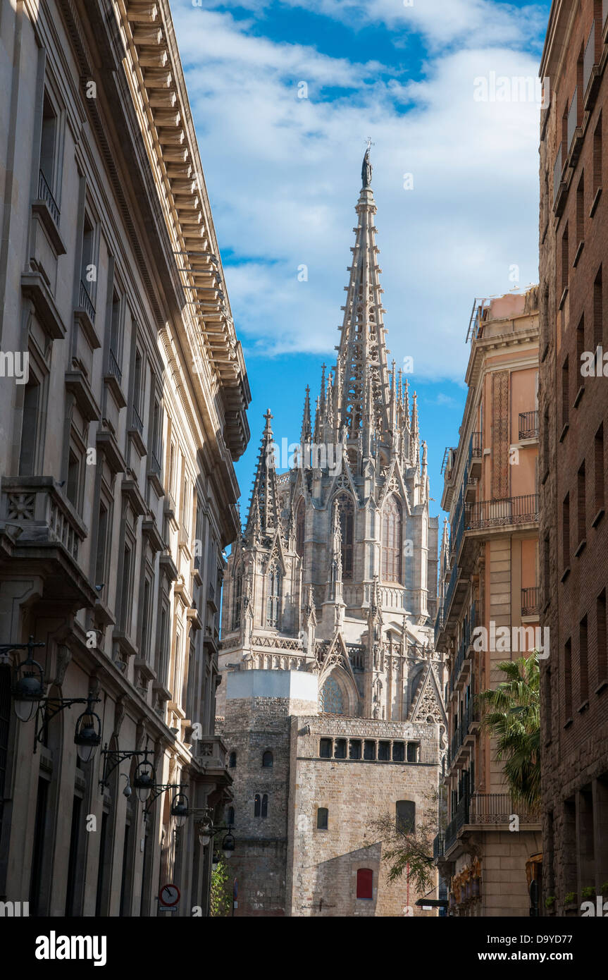 La Catedral del Mar in Barcelona für Christen Stockfoto