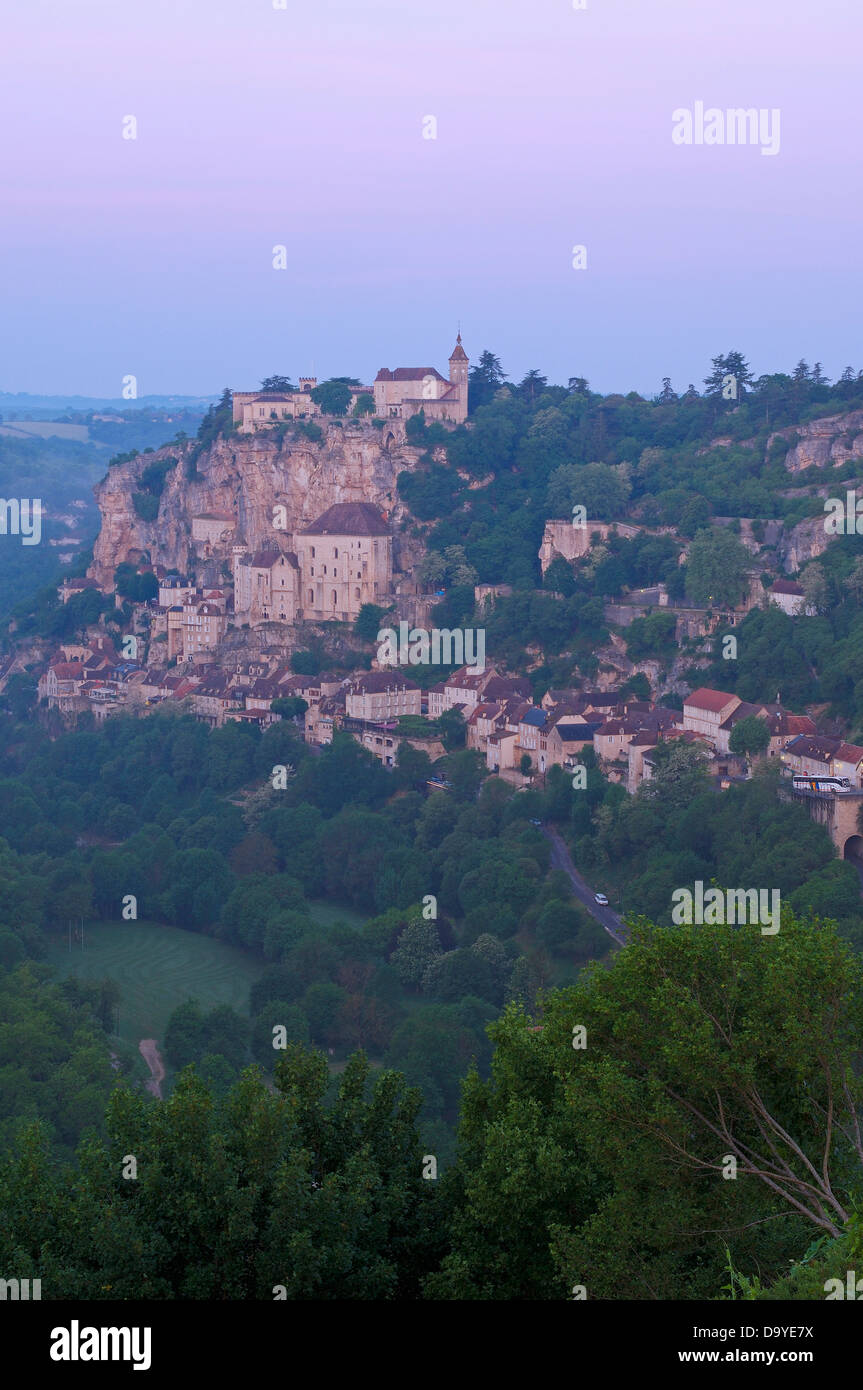 Rocamadour, Region Midi-Pyrénées, Departement Lot, Frankreich, Europa Stockfoto