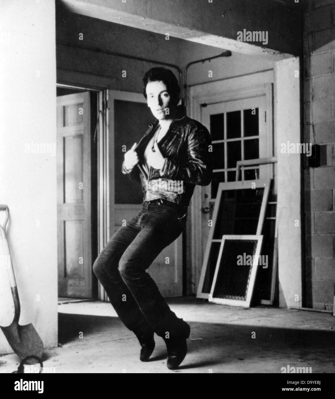 BRUCE SPRINGSTEEN Promo-Foto von US-Rockmusiker über 1972 Stockfoto