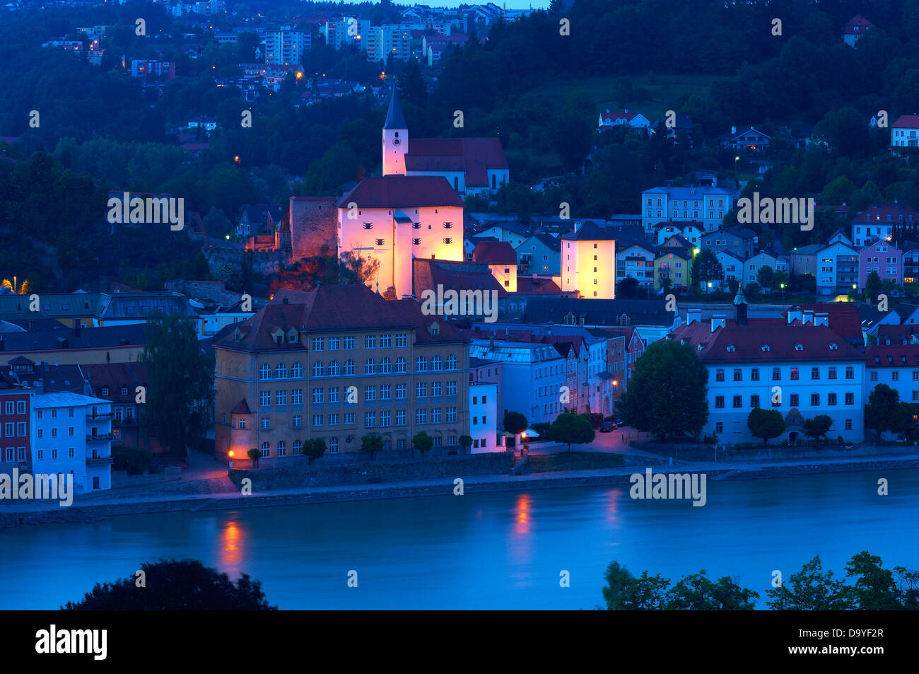 Passau, Inns, senken Sie Bayern, Bayern, Deutschland, Europa, Stockfoto