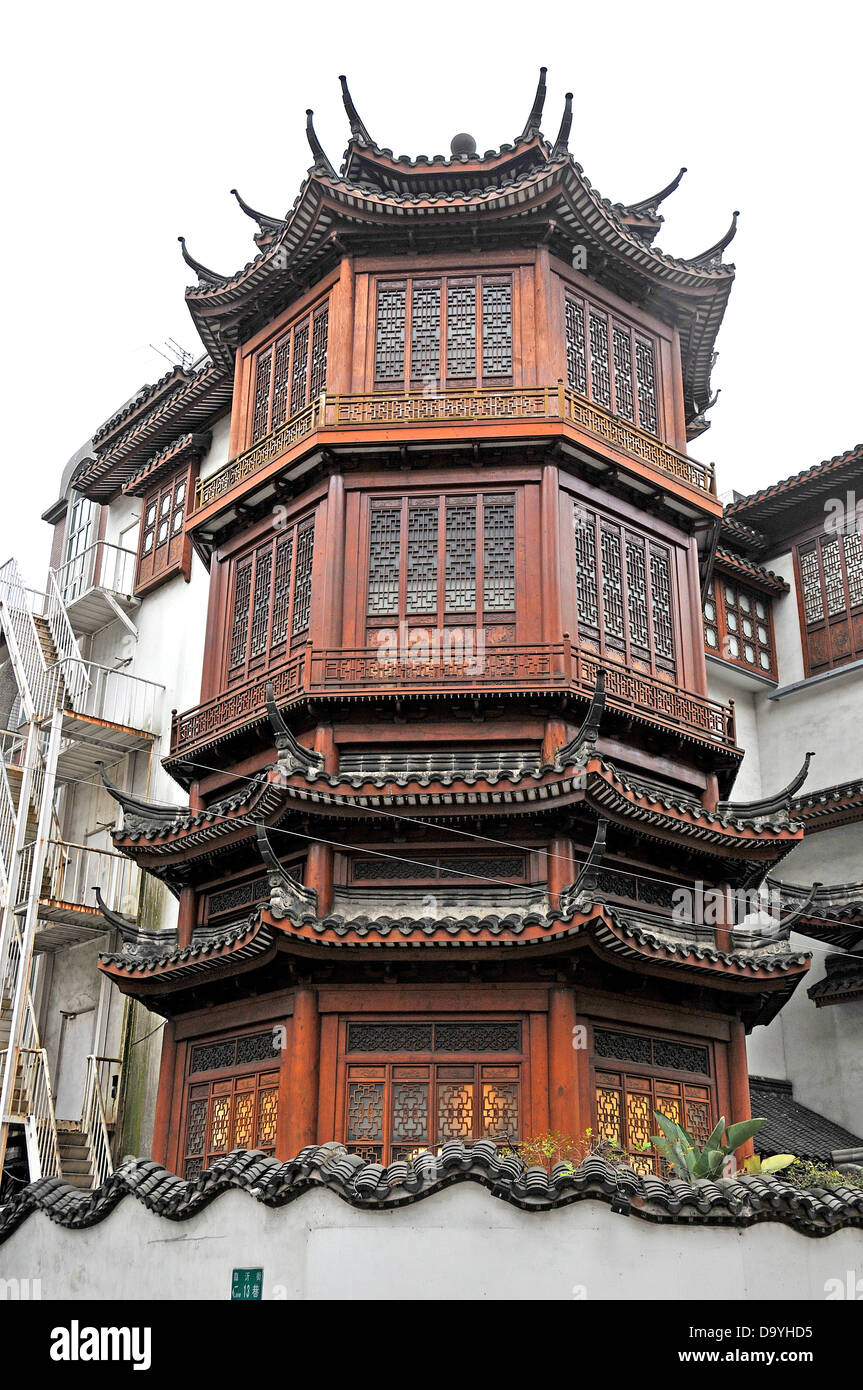 chinesischen Stilhaus Taipei Taiwan Stockfoto