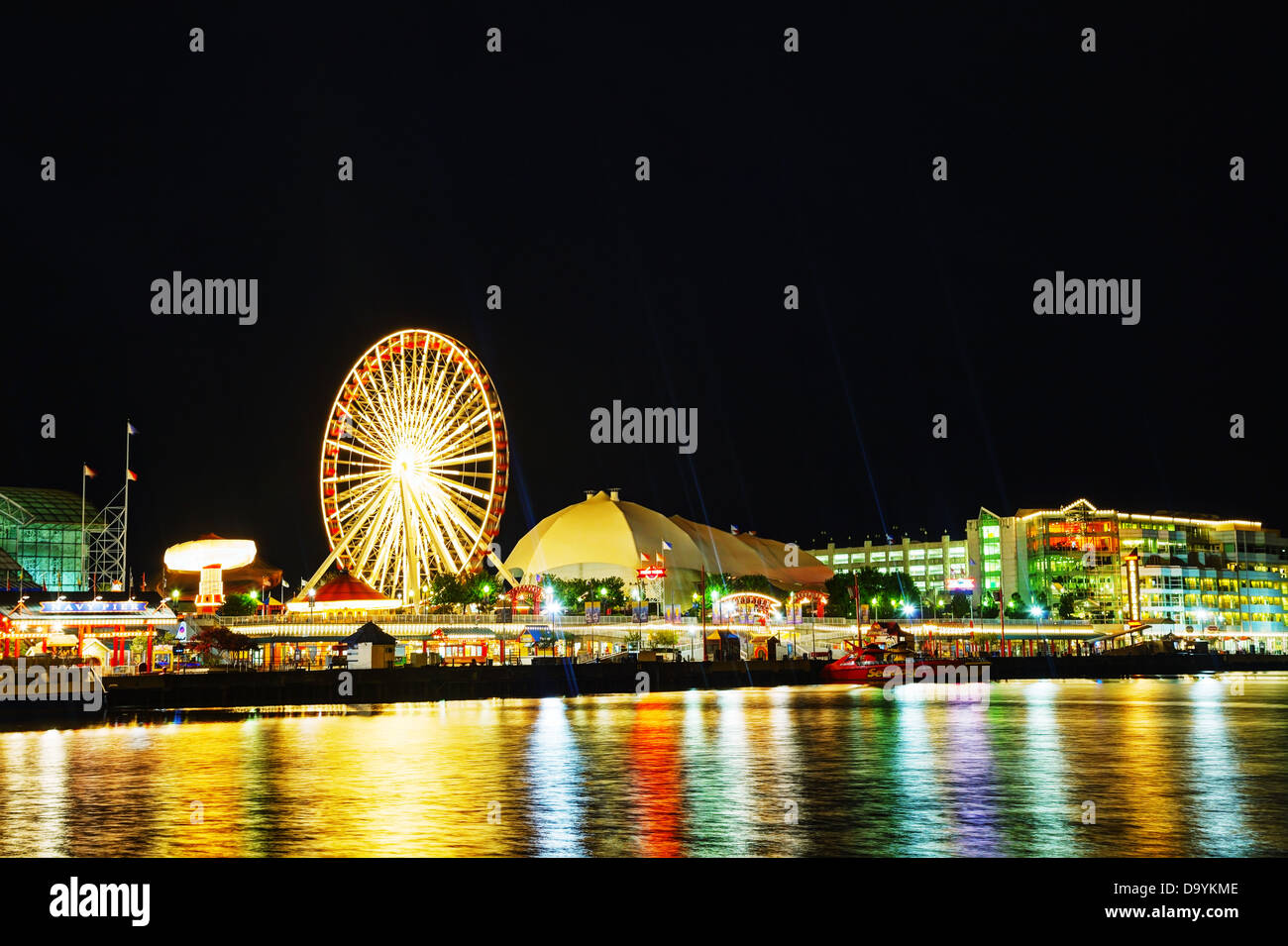Navy Pier am 18. Mai 2013 in Chicago, IL Stockfoto