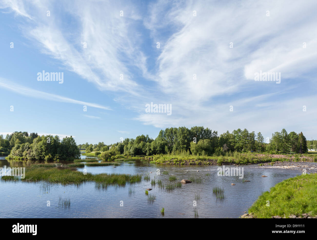 Schönen Sommertag in Ylivieska, Finnland Stockfoto