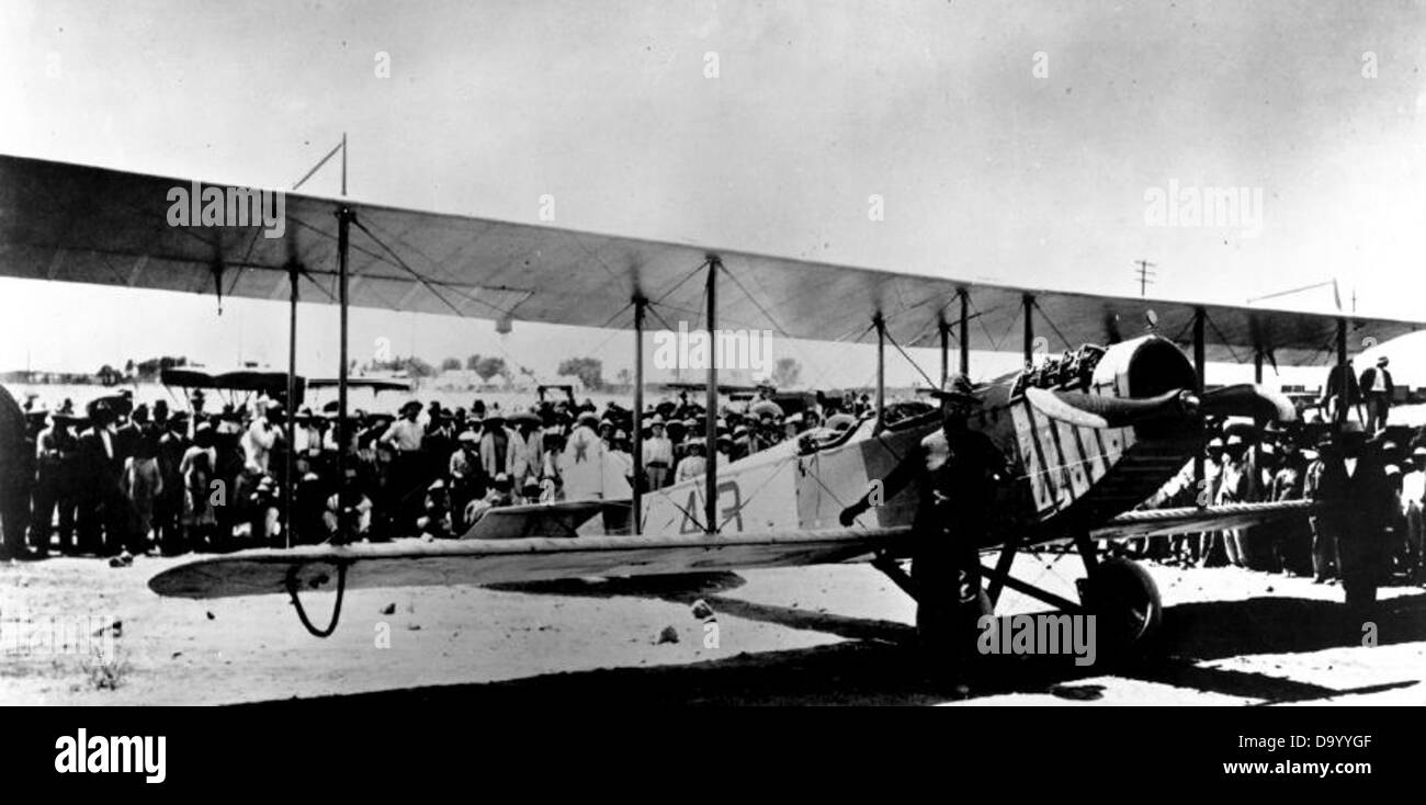 1. aero Squadron Curtiss JN-3 Nr. 43 Stockfoto
