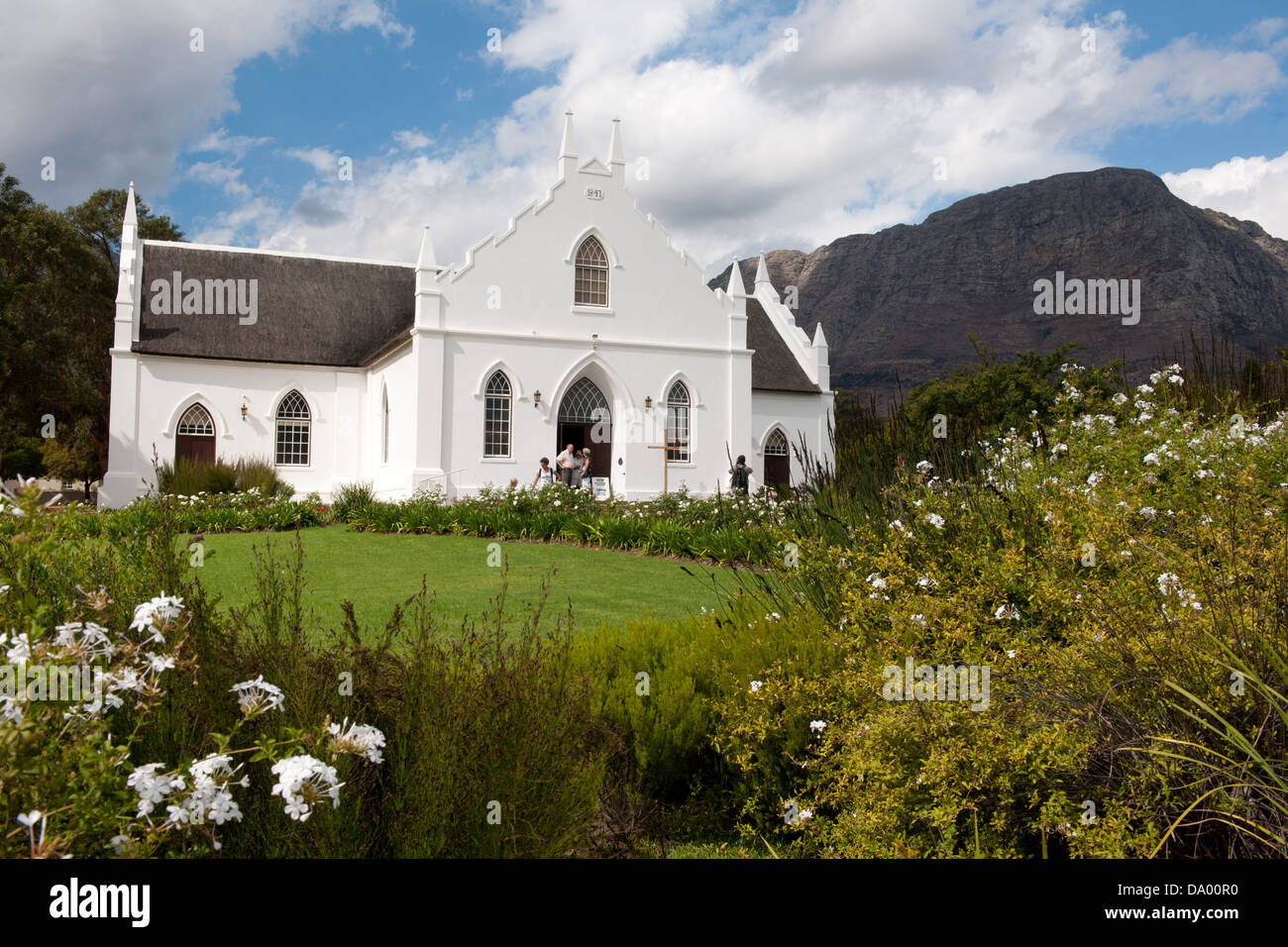 Niederländisch-Reformierte Kirche, Franschhoek, Südafrika Stockfoto