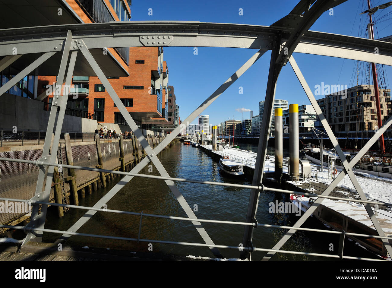 HafenCity Hamburg-Sandtorkai Stockfoto