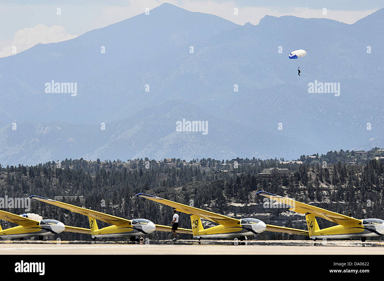 Die 306th Flying Training Group bietet fortgeschrittene Flugausbildung für Militärpiloten an, um die Einsatzbereitschaft für Luftkämpfe und taktische Operationen zu gewährleisten. Stockfoto