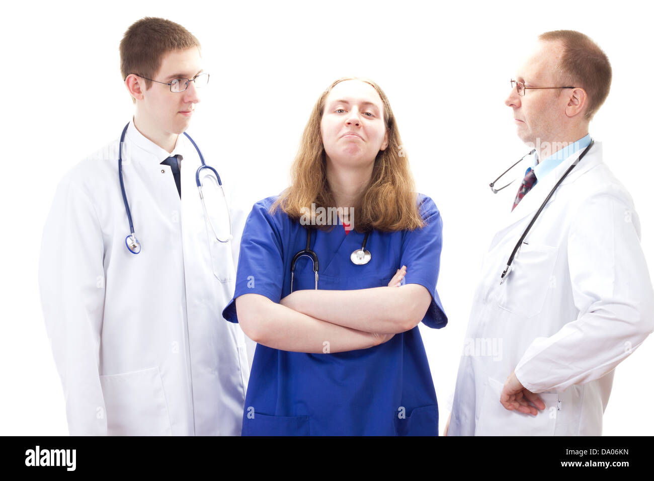 Geschlechterverhältnis in medizinischen Berufen Stockfoto