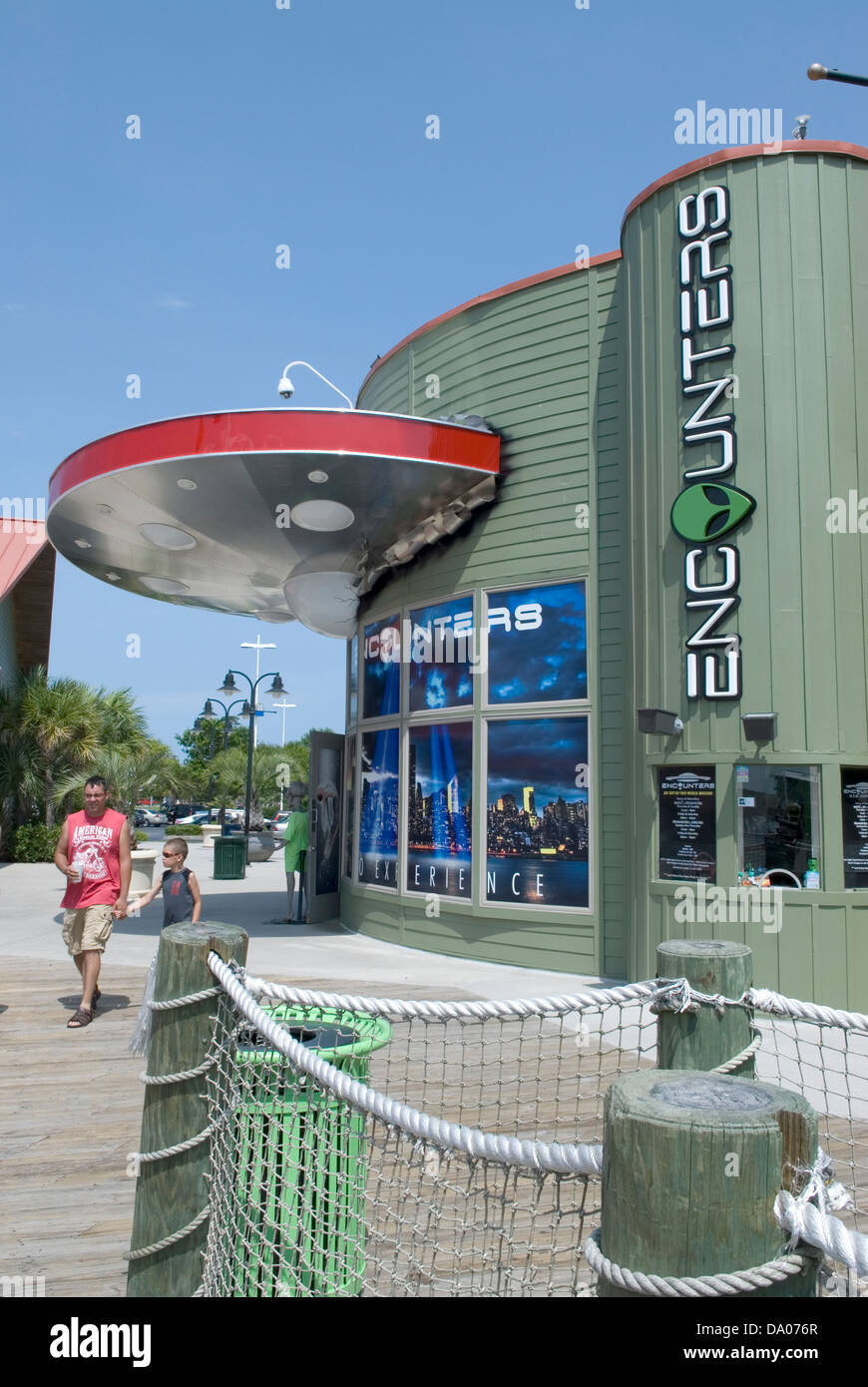 Begegnungen UFO Erfahrung Myrtle Beach South Carolina USA Stockfoto