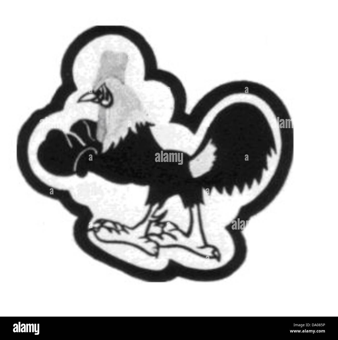 Das Emblem der 4. U-Boot-Geschwader, die während des Zweiten Weltkriegs und des Kalten Krieges operierte und mit verschiedenen Flugzeugen wichtige Unterstützung für die U-Boot-Kriegsführung bot. Stockfoto