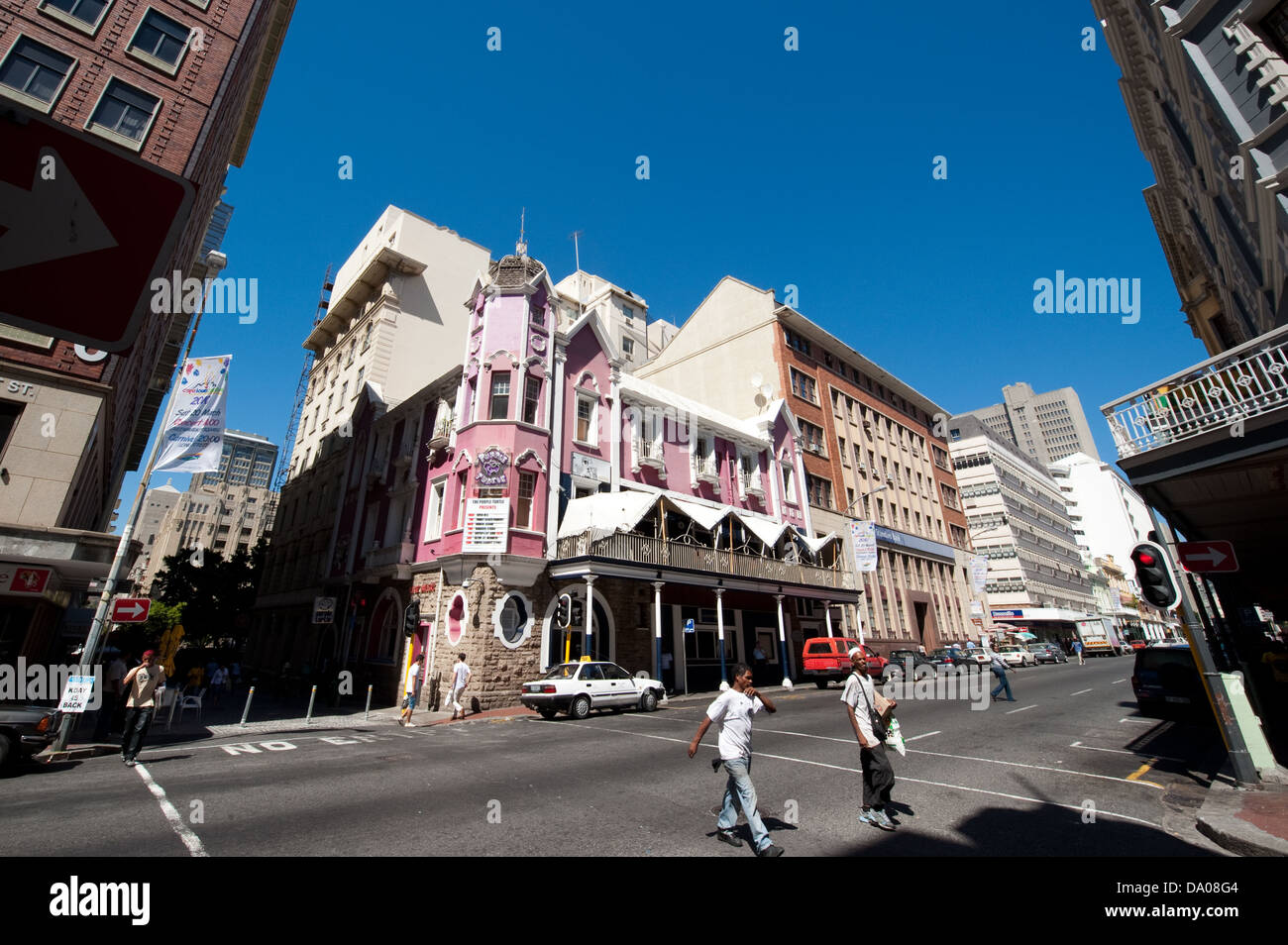 Art-Deco-Architektur, Long Street, Kapstadt, Südafrika Stockfoto