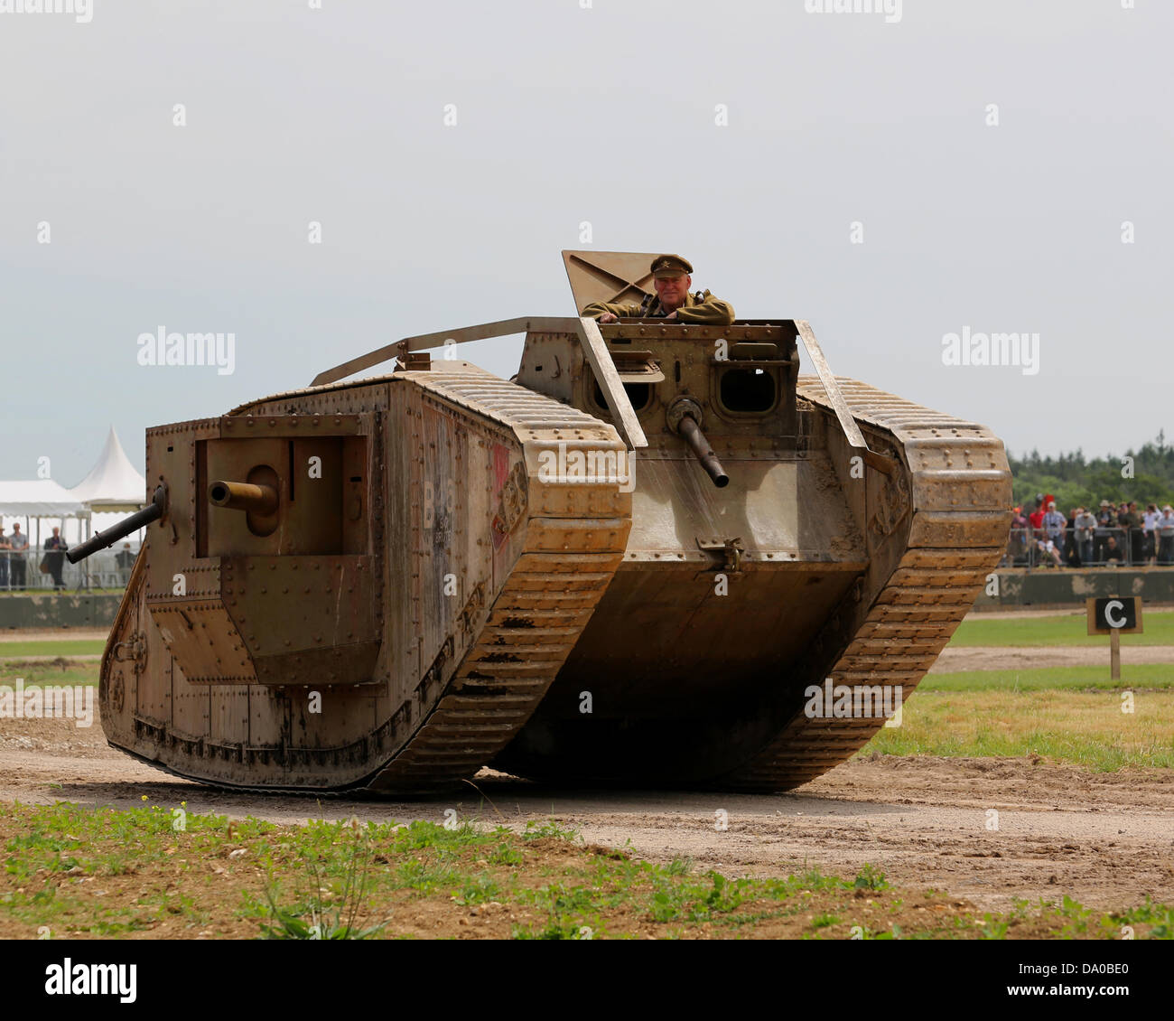 Bovington, UK. 29. Juni 2013. Der Mark IV war die häufigste Tank verwendet von der britischen Armee im ersten Weltkrieg und den Haupttank verwendet in der Schlacht von Cambrai im Oktober 1917. Stockfoto