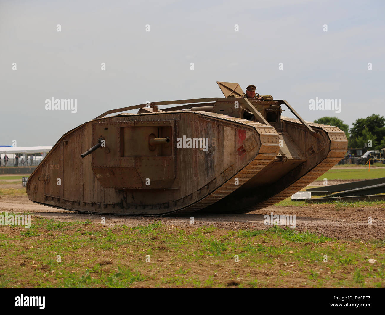 Bovington, UK. 29. Juni 2013. Der Mark IV war die häufigste Tank verwendet von der britischen Armee im ersten Weltkrieg und den Haupttank verwendet in der Schlacht von Cambrai im Oktober 1917. Stockfoto
