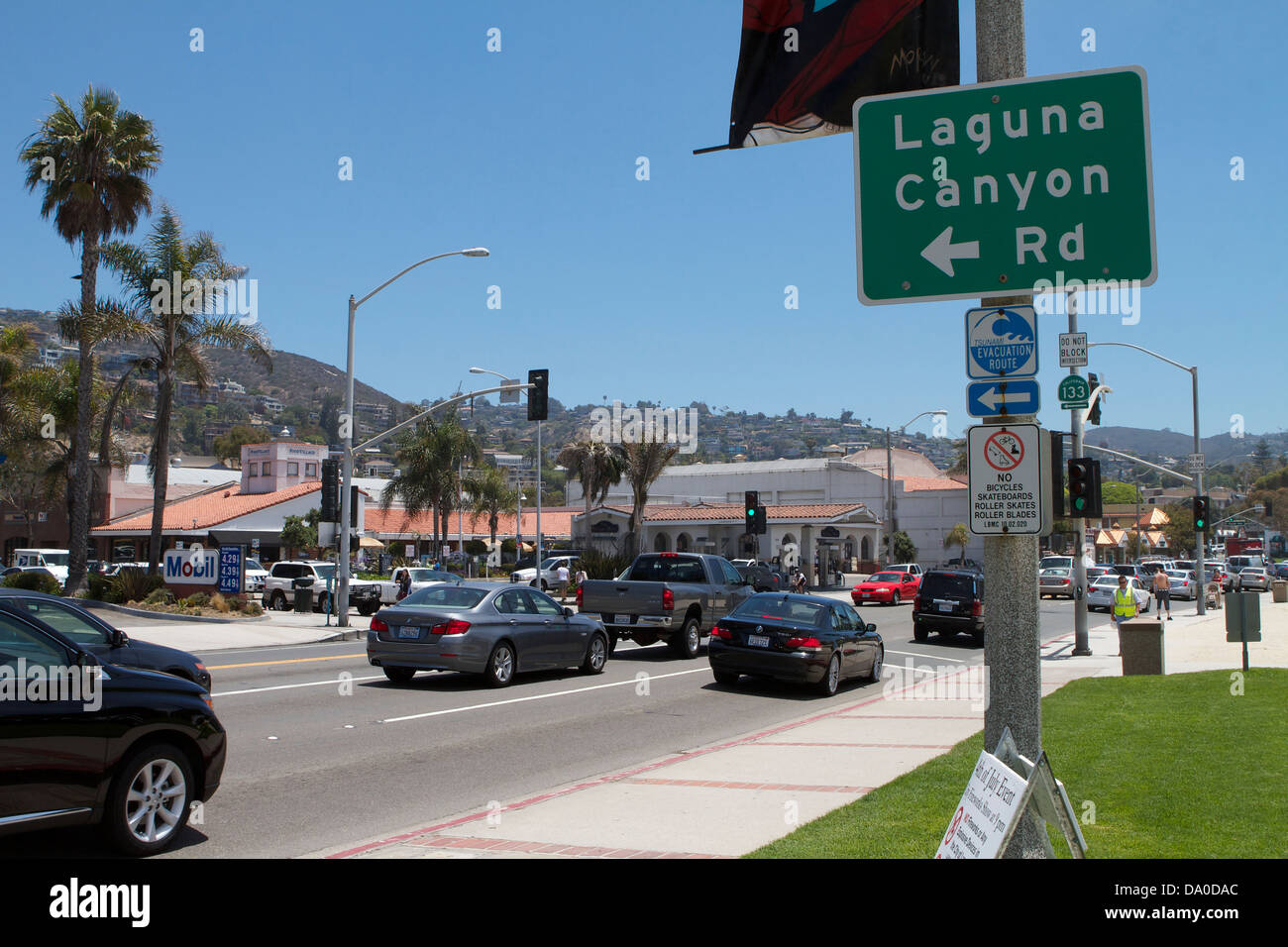 California Highway einer (PCH) und Laguna Canyon rd in Laguna Beach