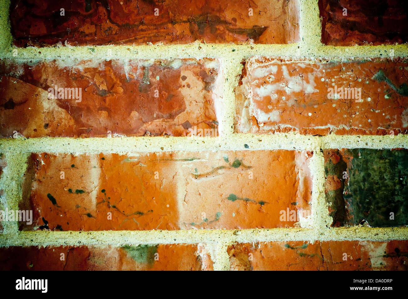 Red Brick Wand strukturierten Hintergrund Stockfoto