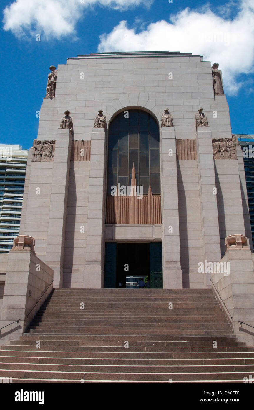 ANZAC War Memorial Hyde Park Sydney New South Wales Australien Stockfoto