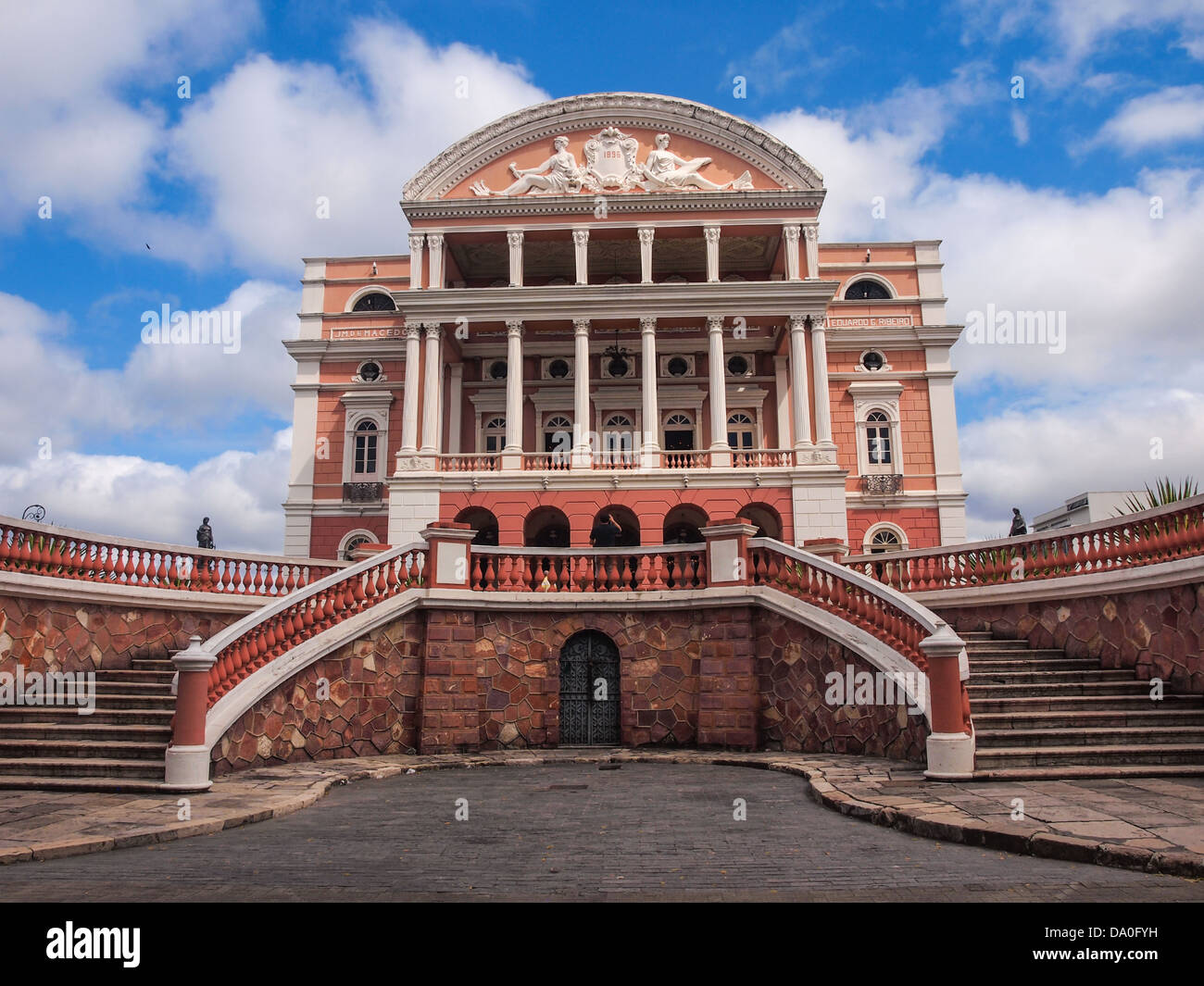 Teatro Amazonas in Manaus, Brasilien. Stockfoto