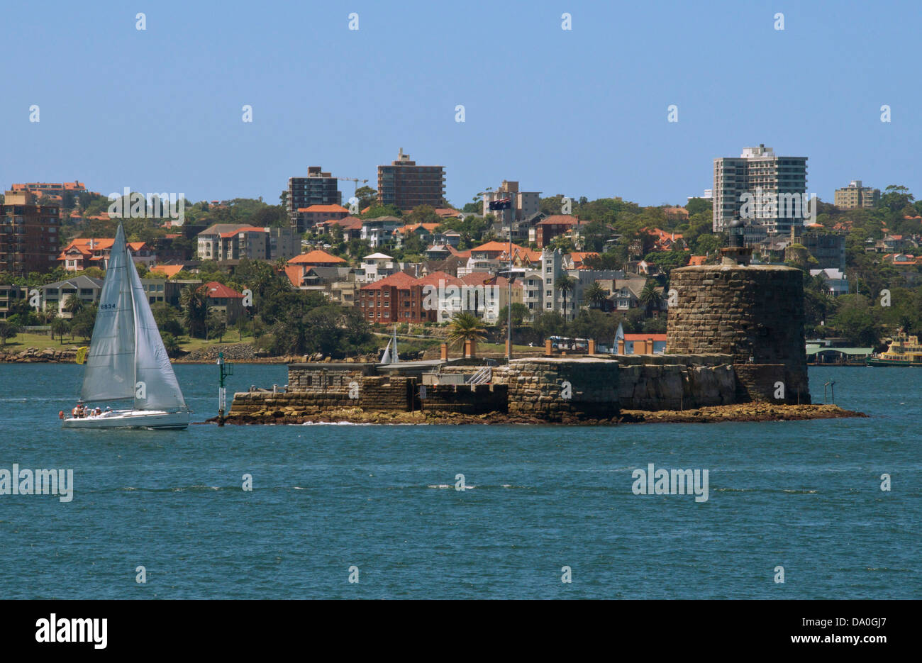Fort Denison Sydney Hafen New South Wales Australien Stockfoto