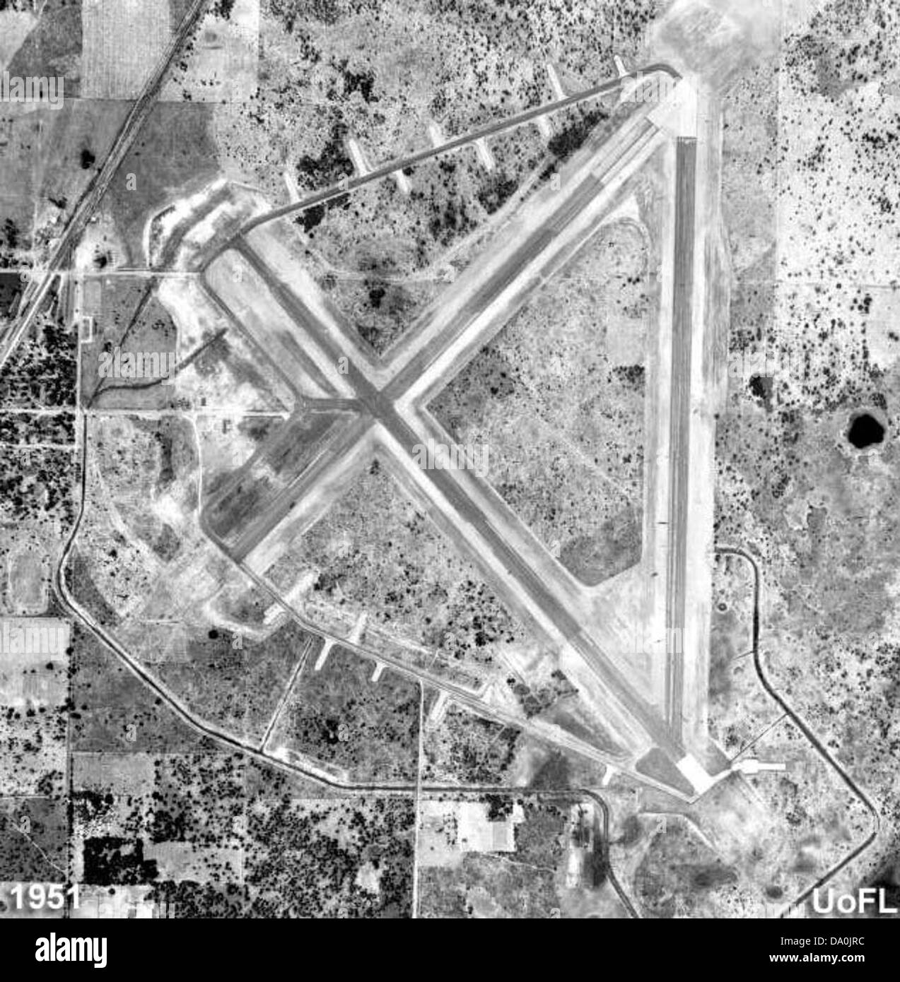 Zephyrhills Army Airfield - 1951 - Florida Stockfoto