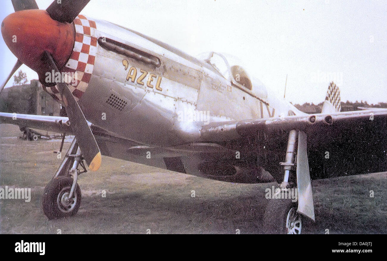 162d tactical Reconnaissance Squadron North American P-51C-1-NT Mustang 42-103213. -2 Stockfoto