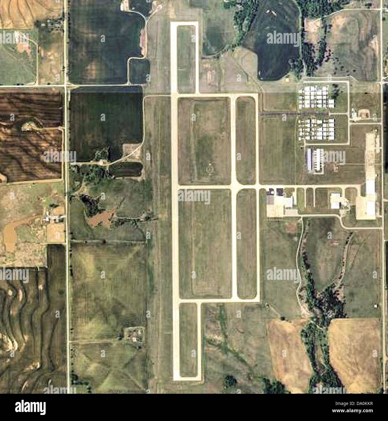 Clarence E. Page Municipal Airport - Oklaholma Stockfoto
