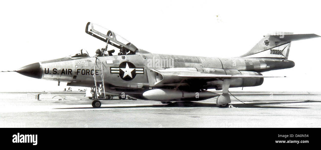 13. Fighter Interceptor Squadron F-101 57-0336 1962 Stockfoto