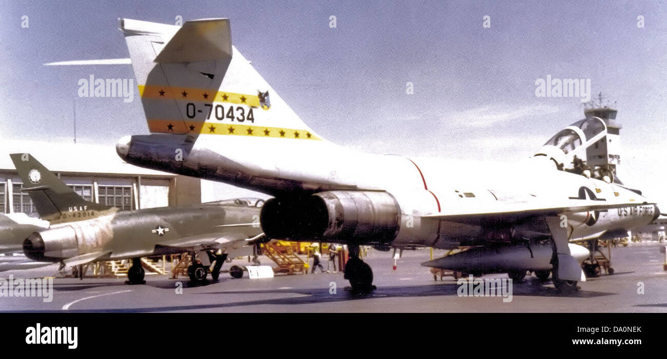 437th Fighter Interceptor Squadron F-101 57-434 1967 Stockfoto