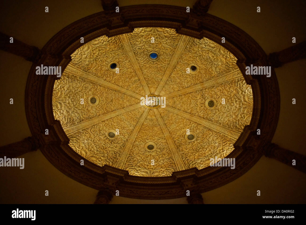 Kuppel, Barocksaal Hauptstadt, la Seu Kathedrale von Santa Maria di Palma, Palma De Mallorca, Mallorca, Spanien Stockfoto