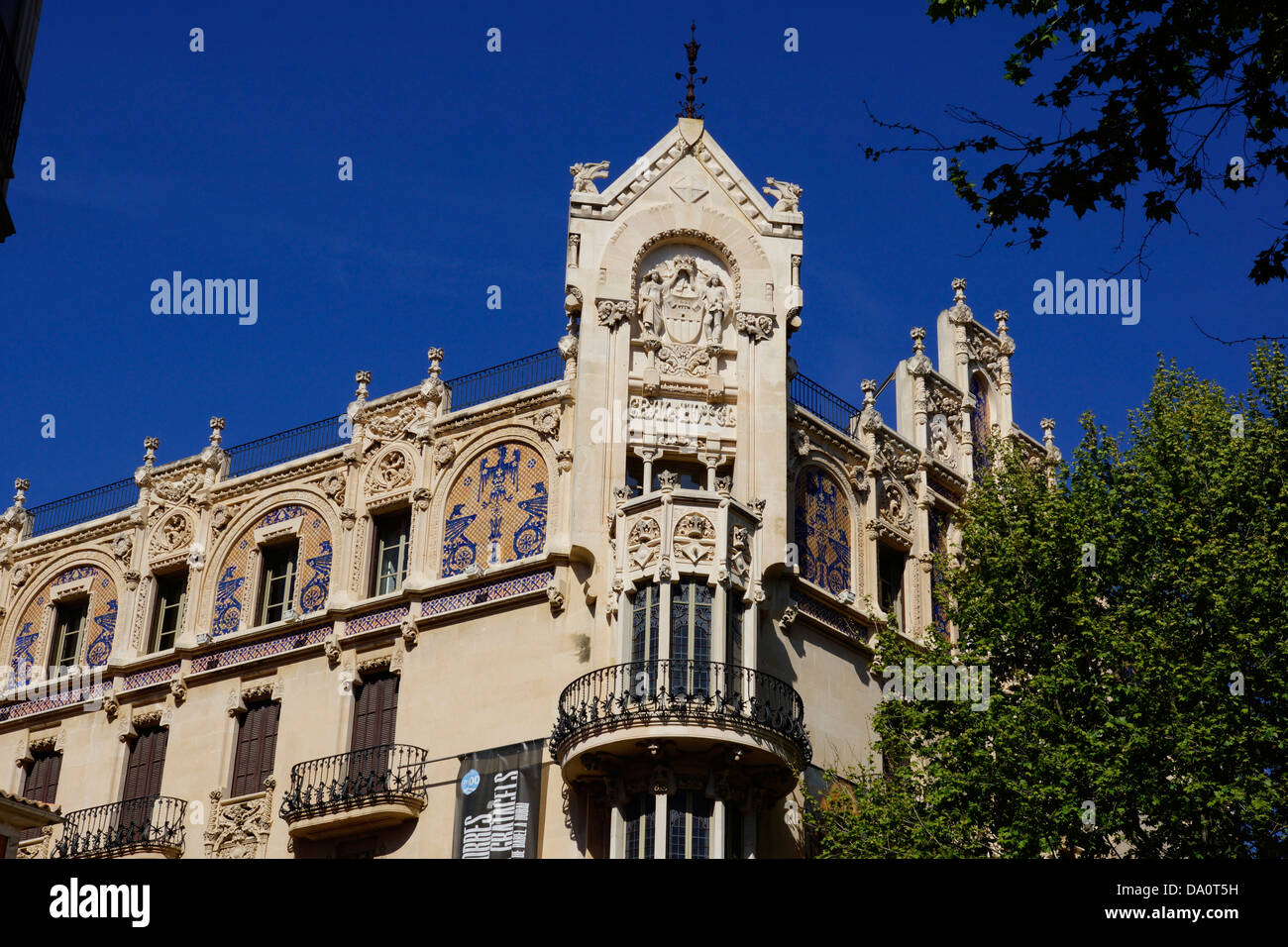 Fundacio la Caixa (ehemals grand Hotel), Palma De Mallorca, Mallorca, Spanien Stockfoto