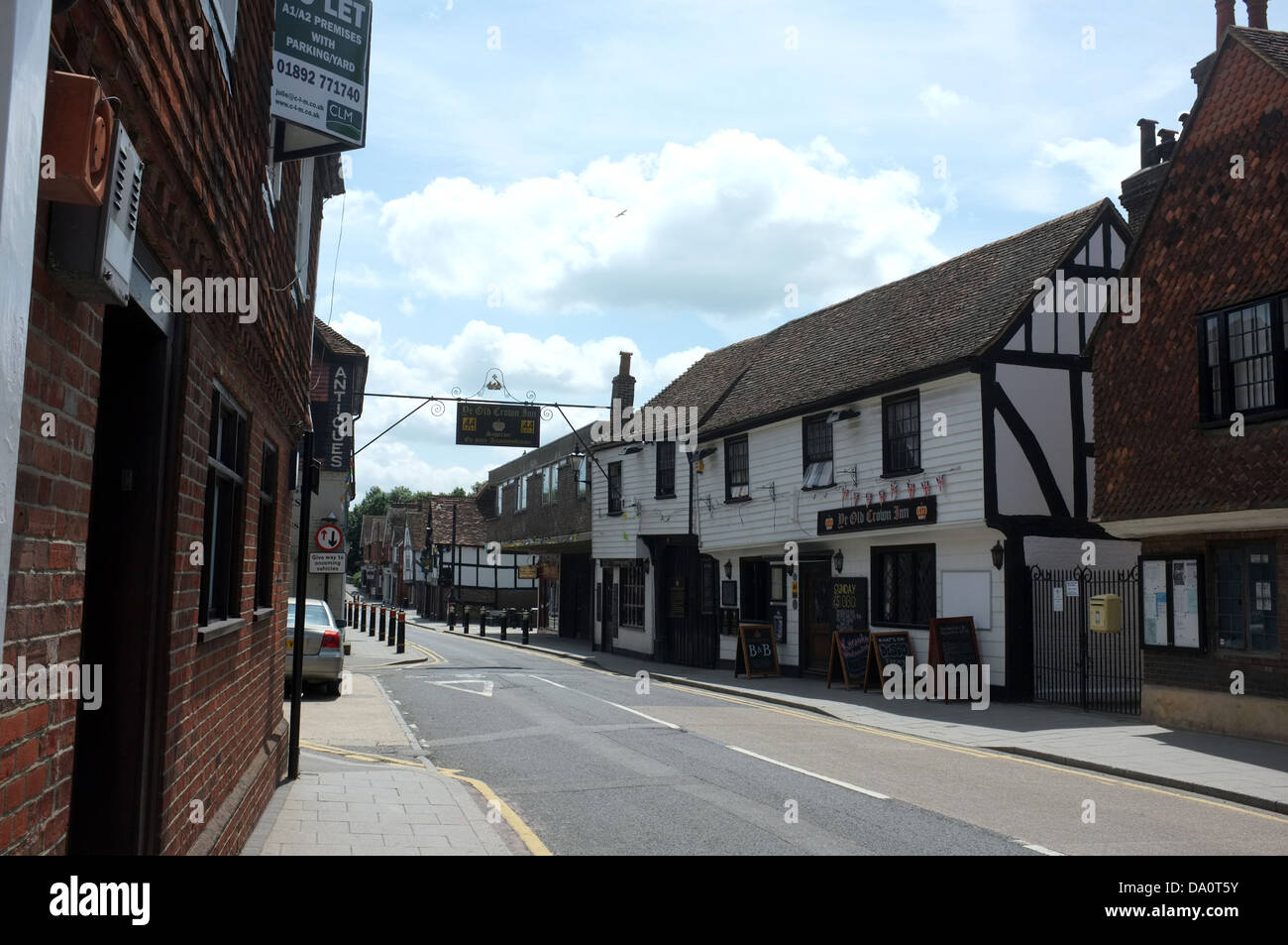 Edenbridge Stadtteil Sevenoaks Kent UK 2013 Stockfoto