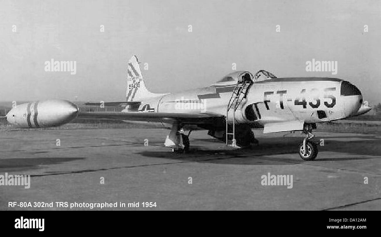 302d tactical Reconnaissance Squadron - Lockheed FF - 80C Shooting Star ...