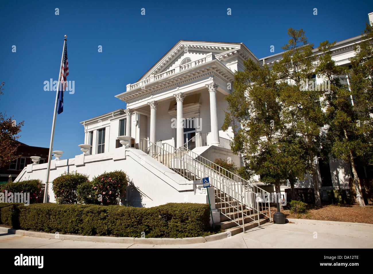 Historische county Courthouse in Laurens, South Carolina. Stockfoto