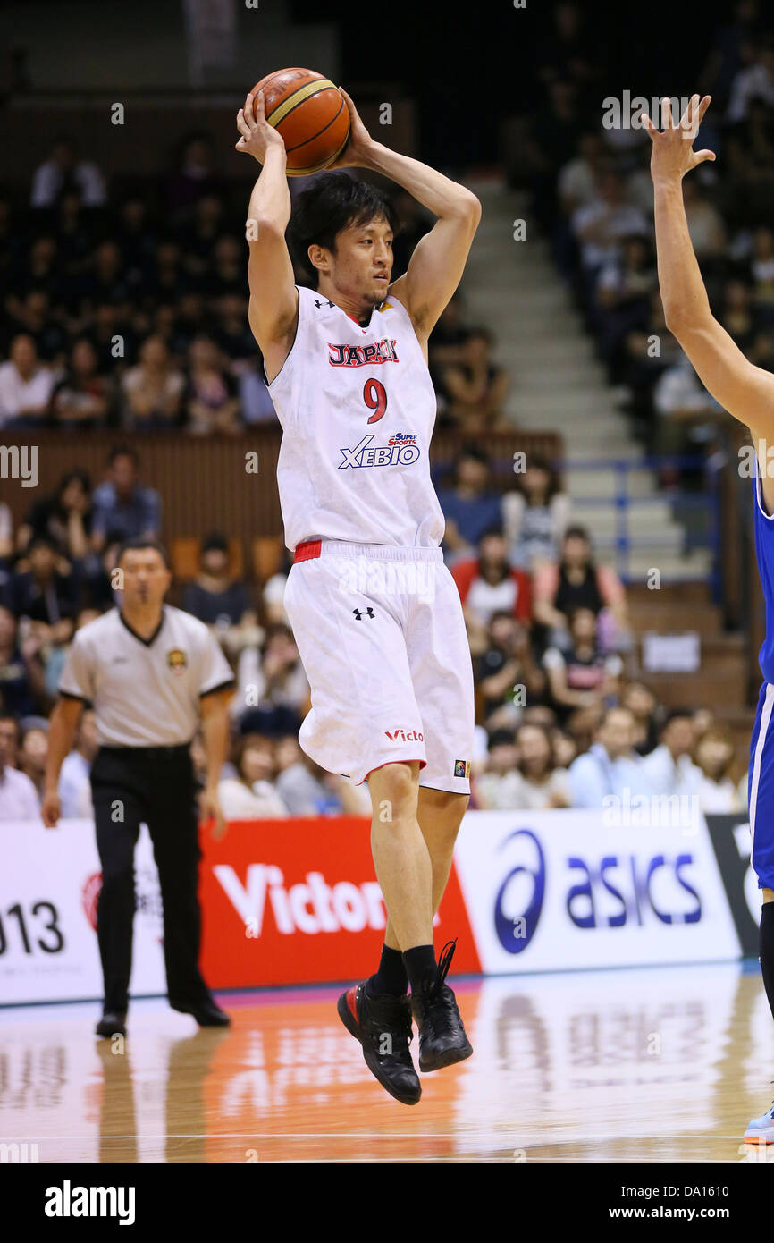 Takahiro Kurihara (JPN), 30. Juni 2013 - Basketball: Internationales Basketball Spiele 2013 zwischen Japan Japan 88-61 Philippinen am 2. Yoyogi-Gymnasium, Tokio, Japan.  (Foto von YUTAKA/AFLO SPORT) Stockfoto