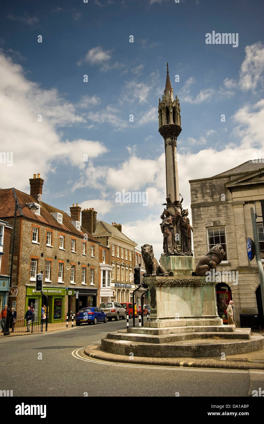 Newport Stadtzentrum auf der Isle Of Wight, UK Stockfoto