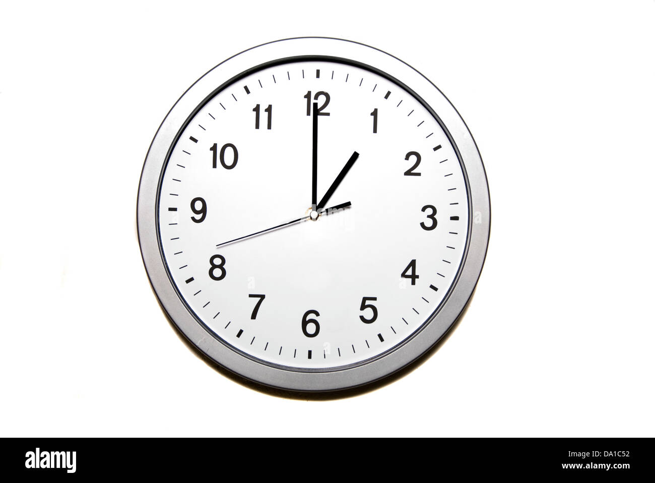 Uhr Unterzeichnung des one o'clock Stunde - Teil 12 Stunden Serie Stockfoto