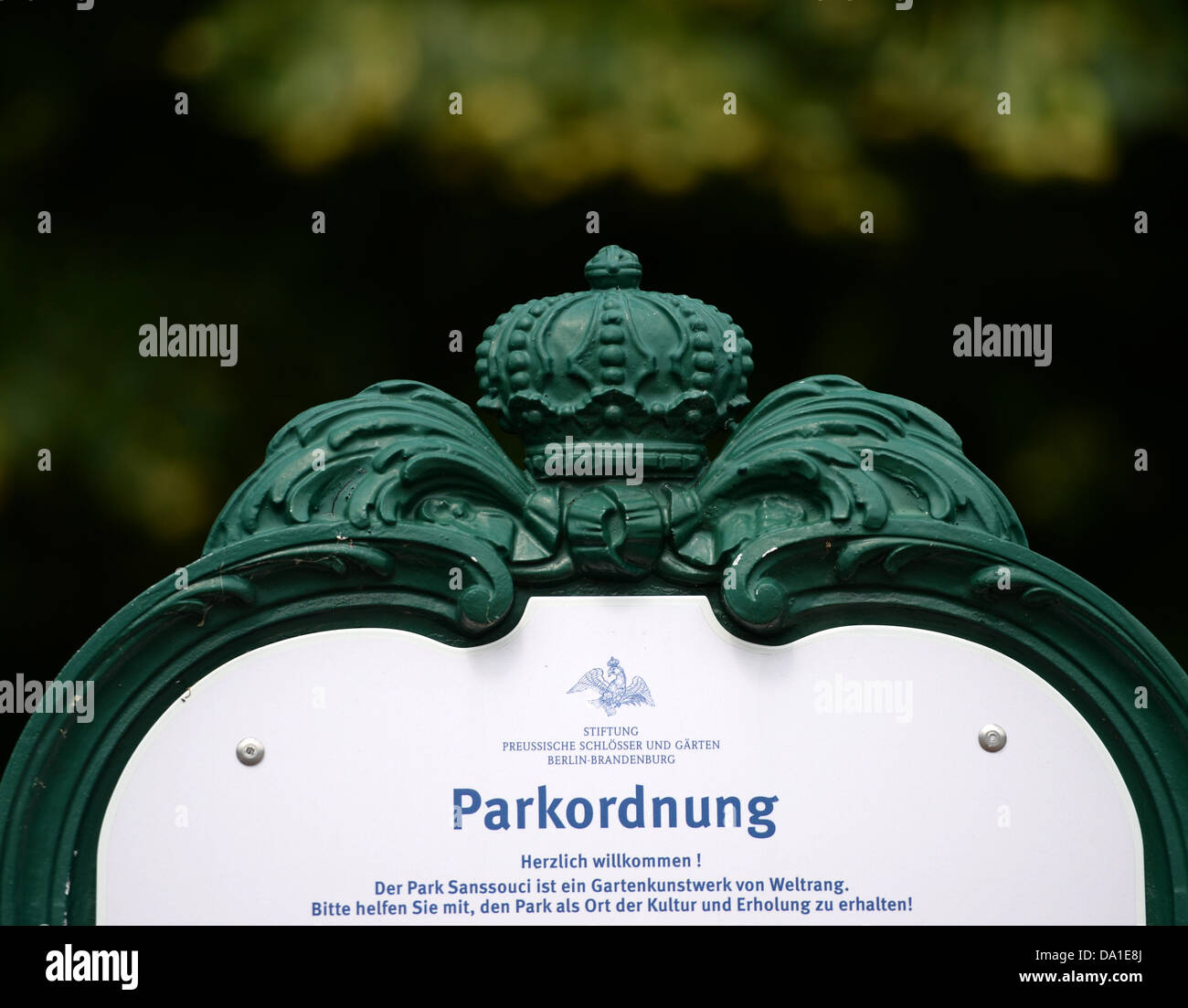 Parkordnung Stockfotos und bilder Kaufen Alamy