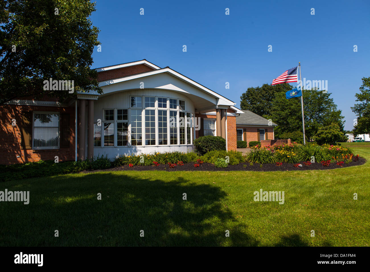 Pennsylvania Dutch Country Visitor Center in Lancaster County im Bundesstaat Pennsylvania. Stockfoto