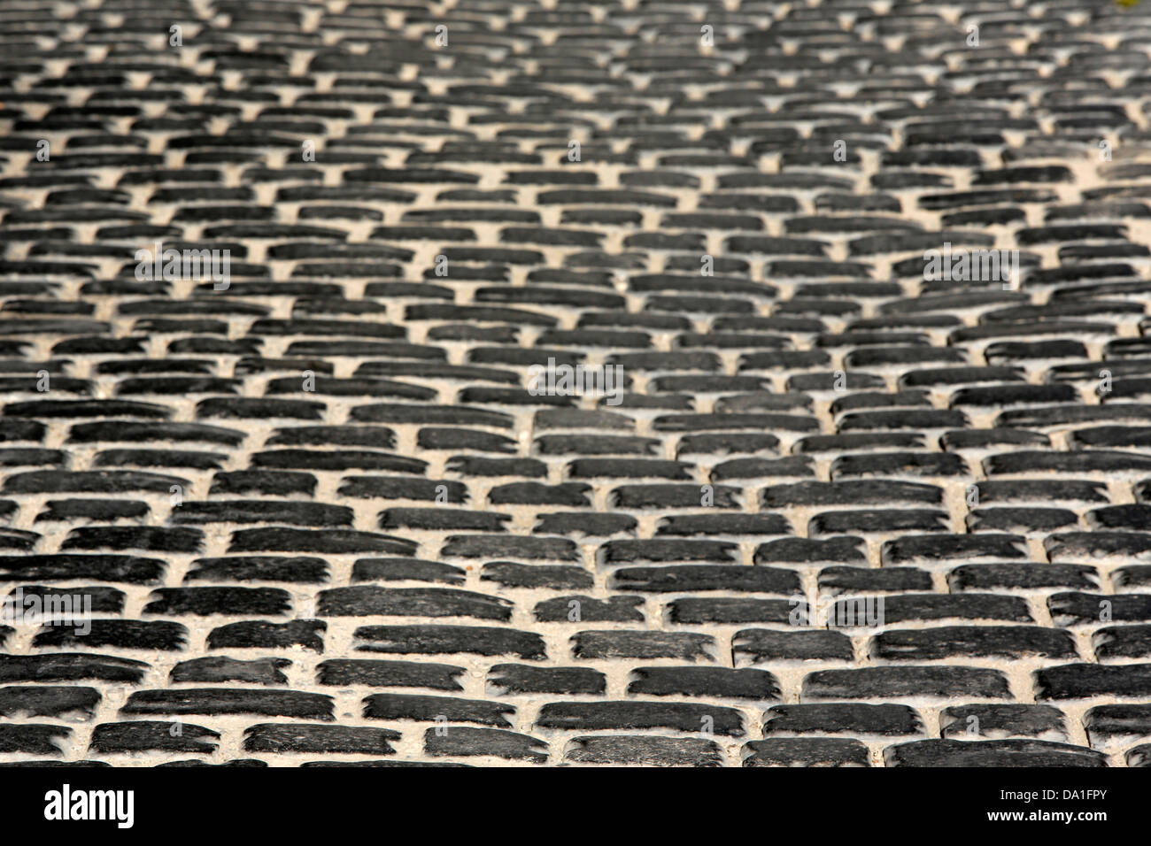 Pflastersteine in der alten Stadt Baku Stockfoto