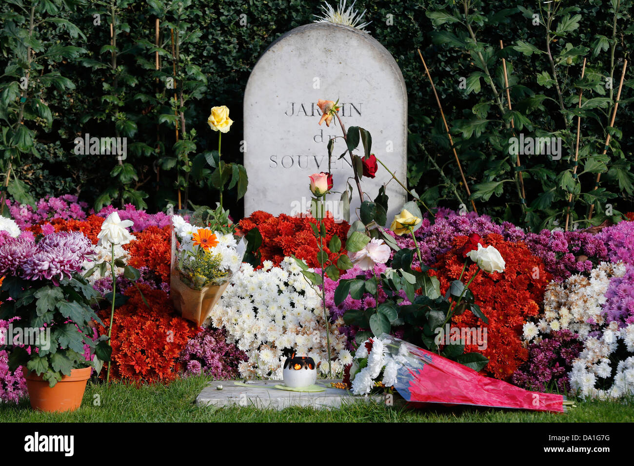 Garden of Remembrance. Père Lachaise Friedhof. Stockfoto