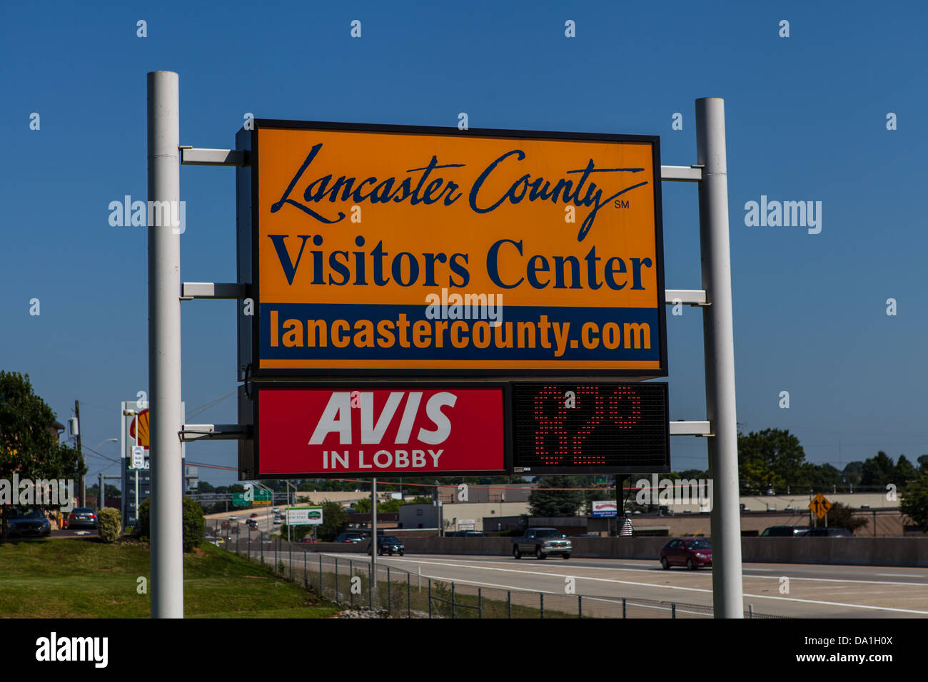 Pennsylvania Dutch Country Visitor Center in Lancaster County im Bundesstaat Pennsylvania. Stockfoto
