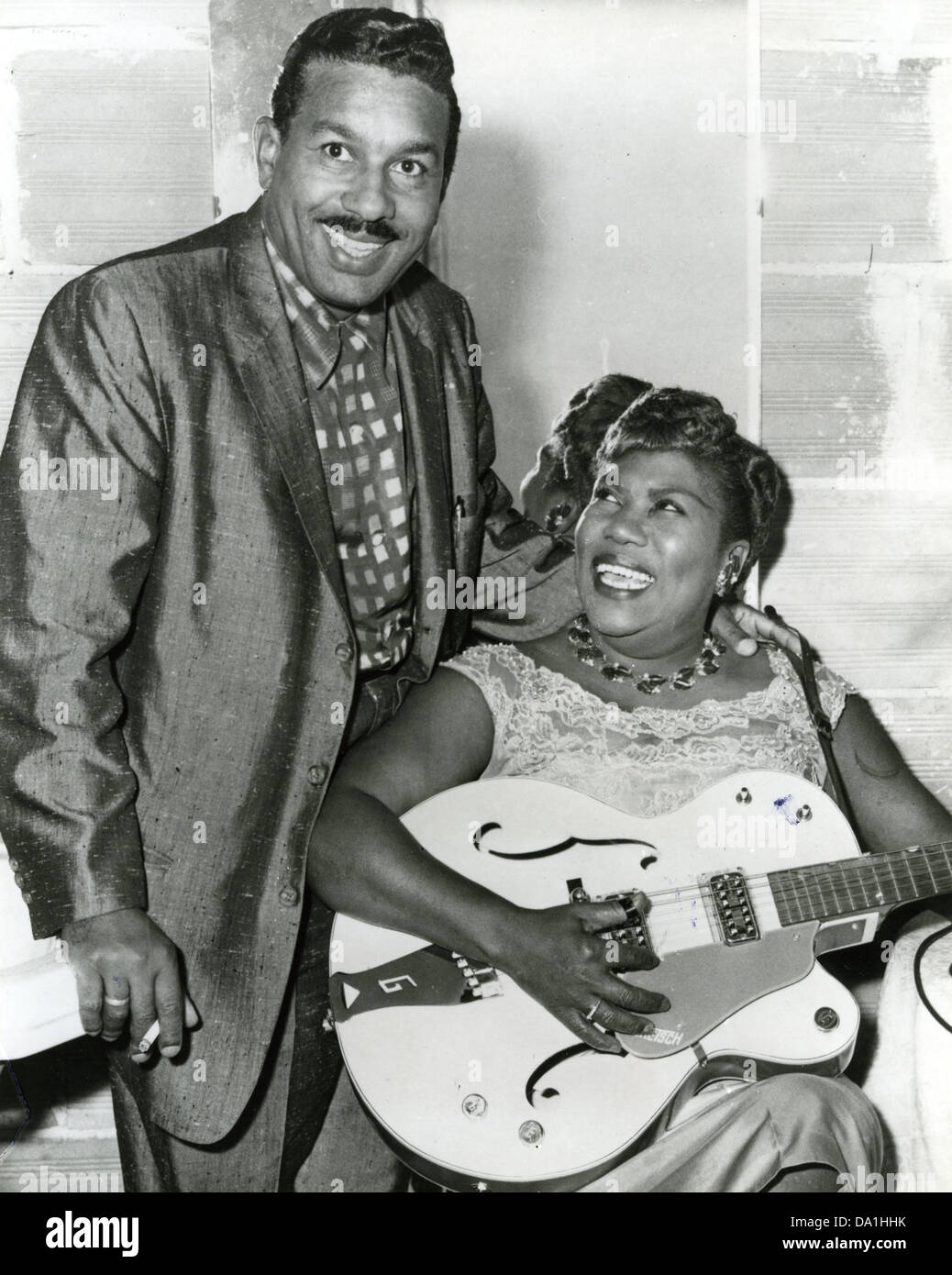 SISTER ROSETTA THARPE (1915-1973) uns Gospel-Sängerin mit Ehemann Russell Morrison Stockfoto