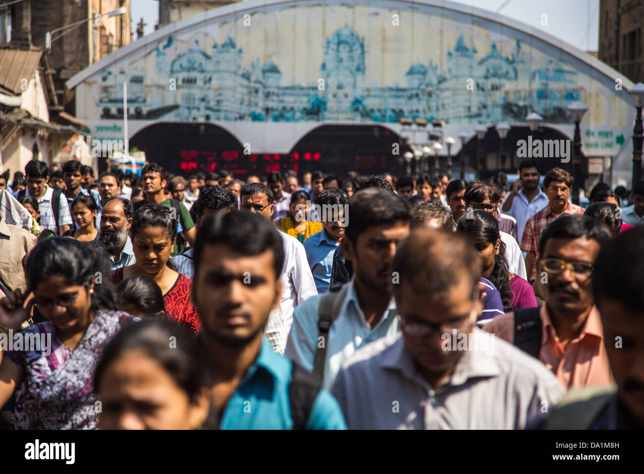 Chattrapati Shivaji oder Victoria Terminus, Mumbai, Indien Stockfoto