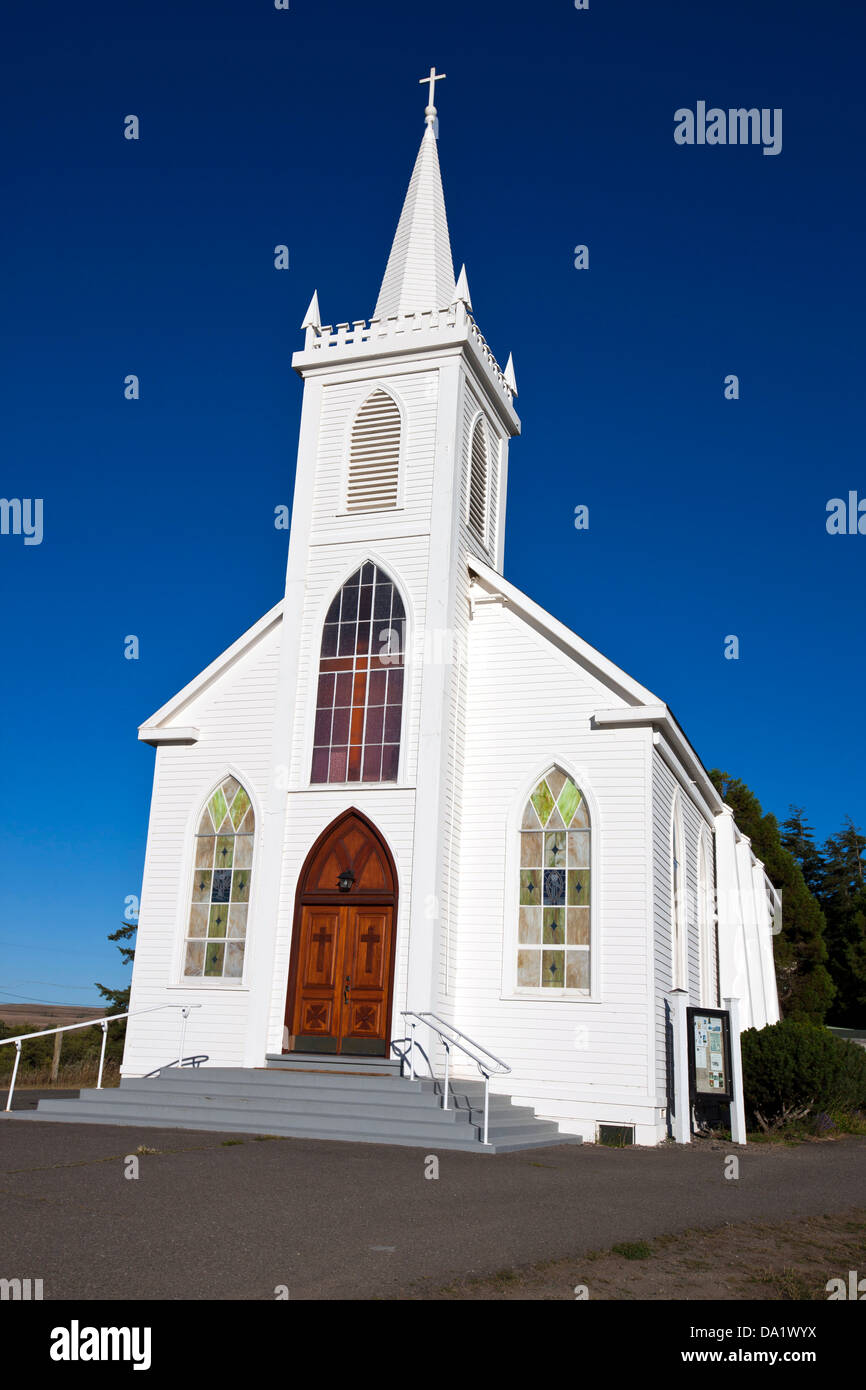 Kirche der Heiligen Teresa von Avila, Bodega, California, Vereinigte Staaten von Amerika Stockfoto