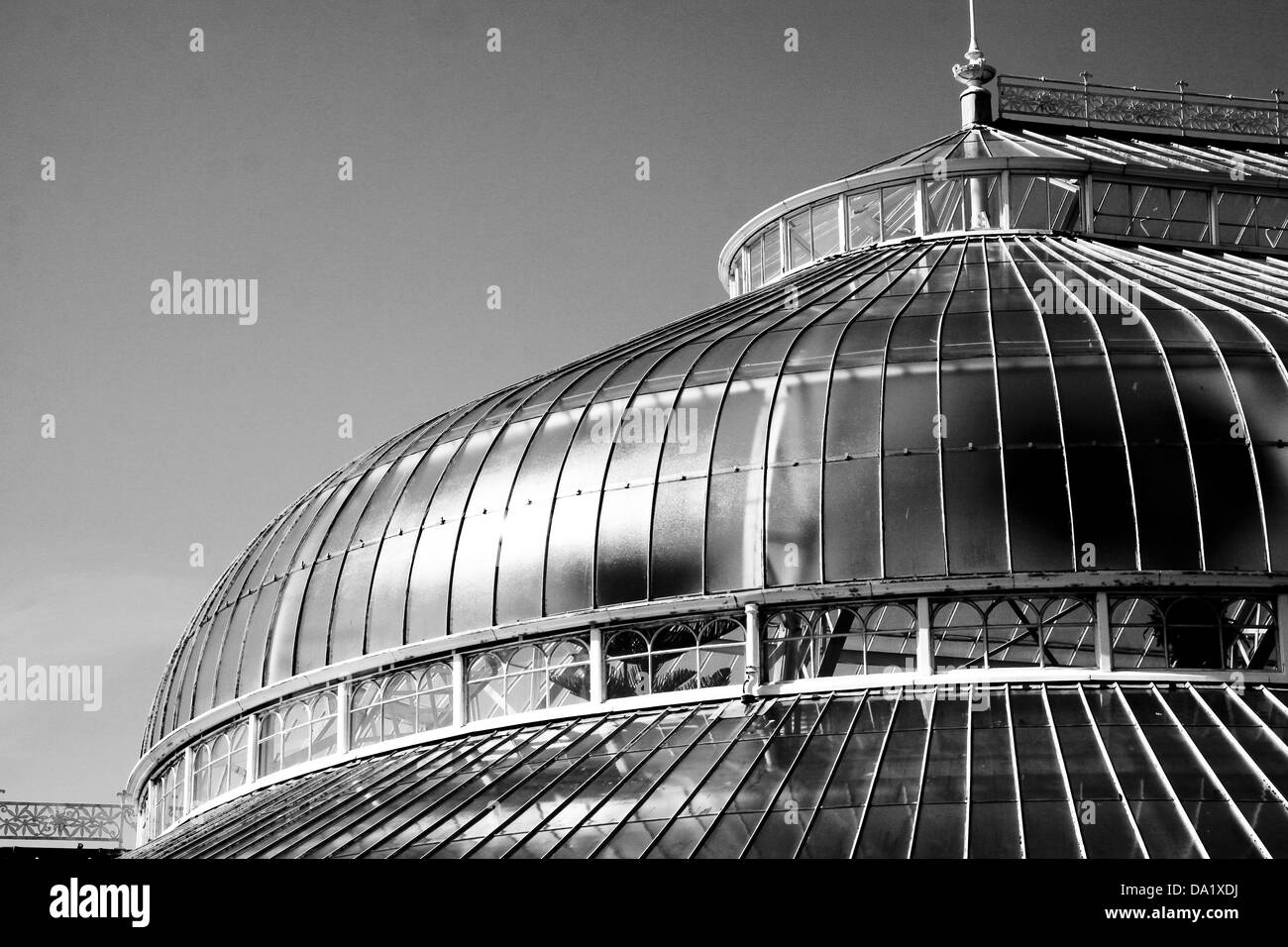 Peoples Palace und Wintergärten Glasgow Green Stockfoto