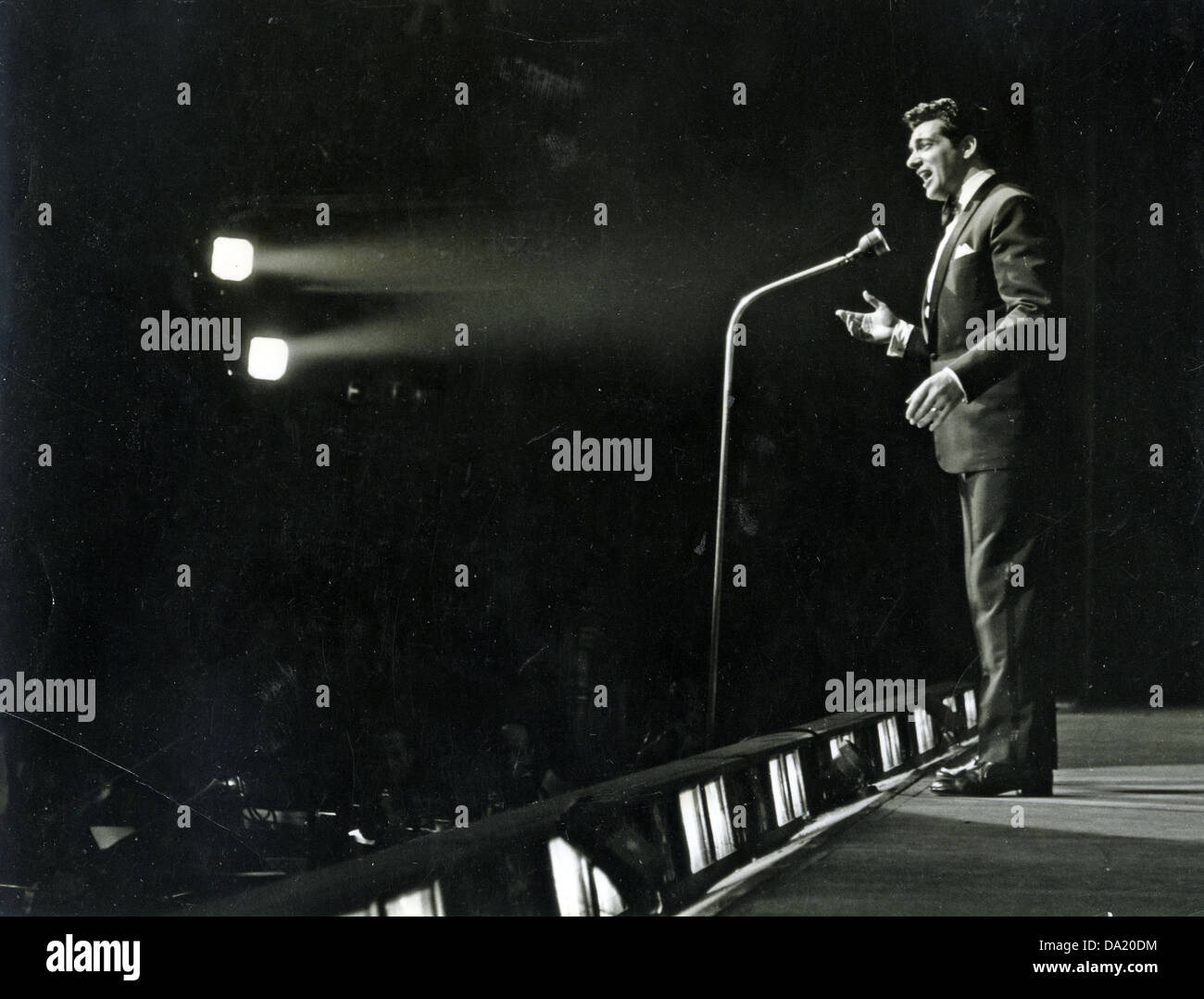 FRANKIE VAUGHAN (1928-1999)-UK-Pop-Sängerin über 1960 Stockfoto