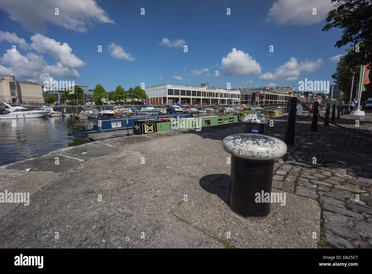 Hafen von Bristol und Wharfside Wasserlandschaft Stockfoto